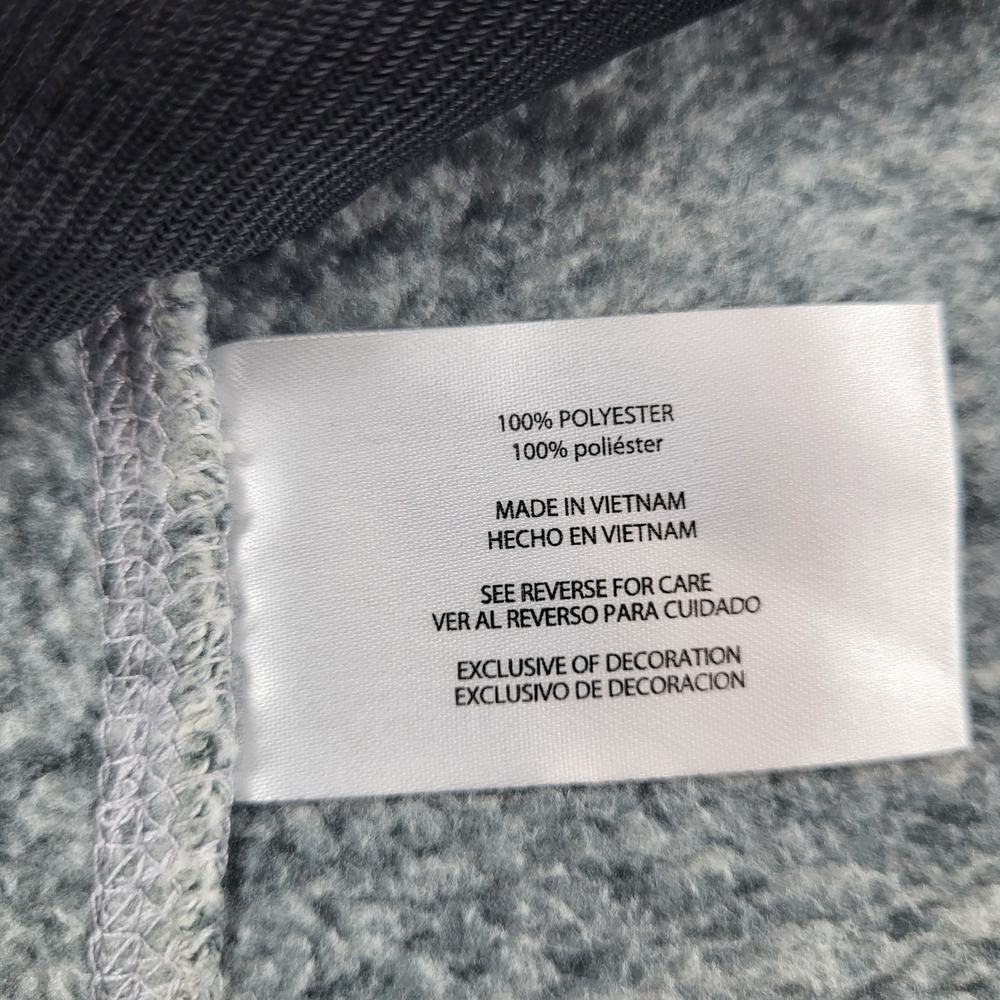 Orvis Men XXL Gray Heather Sweater Fleece Full Zip Mock Neck Pocket Vest Outdoor - Picture 9 of 11